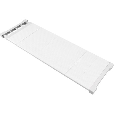 Étagère à tension réglable pour armoire, largeur 24 cm, support de rangement pour armoire de 75 à 120 cm / 29,53 à 47,24 pouces (1/5)