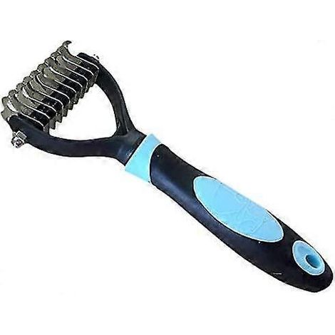 Brosse pour chien à poils longs, brosse pour chat, peigne à fourrure, brosse pour sous-poil, brosse à fourrure, démêle, peigne de massage pour chien-AquaForge