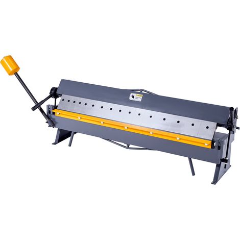 Plieuse Tôle, 127 cm, Frein à Tôle, Épaisseur de Pliage Acier Faible Teneur Carbone Calibre 16 1,5 mm, Réglable 0-135°, 16 Segments, Pliage Précis pour Acier Doux, Acier Inox, Cuivre, Aluminium (1/5)