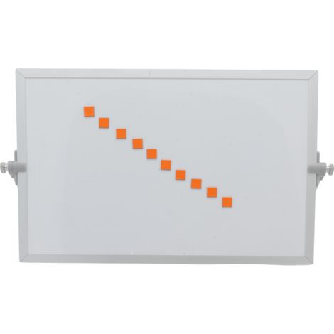 Symbole magnétique Carré 1x1 cm orange (1/2)