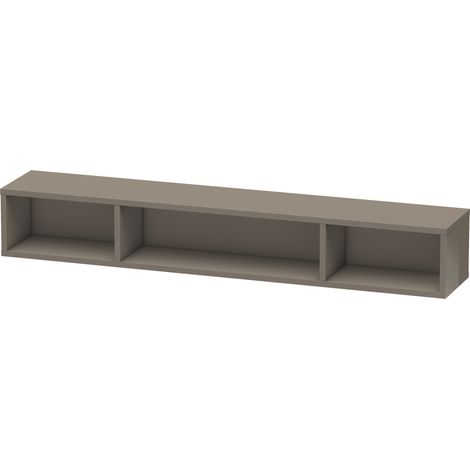 Duravit L-CUBE scaffale 800x140x120mm flanella grigio lucido (1/2)