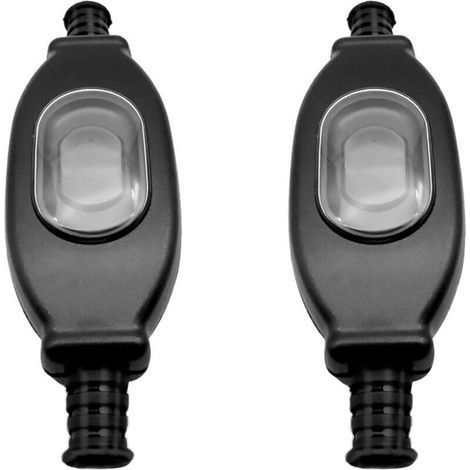 Line Cord Switch, 2 Pieces 250V Waterproof Cord Switch, Ip65 Certification Dustproof and Waterproof Cord Switch for Lamps Electrical Appliances Transformers (1/4)