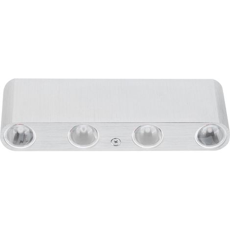 Moderne rechteckige LED-Wandleuchte, Lichtleiste für KTV-Flure, gelbe Dekoration, 85–265 V (1/5)