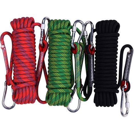 Corde de parachute 10yd, haute résistance, polyester, diamètre 0,5in, corde de camping résistante pour escalade (1/5)