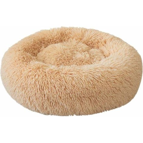 Cat Bed Dog Bed Round Soft Pet Bed Donut Dog Bed Nest Deep Sleep Pet Thick Mattress Dog Bed Suitable for Cat Puppies Kitten Small Pets --- 60CM (1/5)