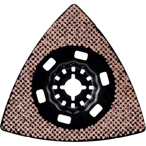 Bosch Professional 1x Lame per utensili multifunzione Expert Sanding Plate AVZ 90 RT6 (per Fibre plastiche GFK, CFK, Ø 90 mm, Grana 60, accessorio Utensile multifunzione)