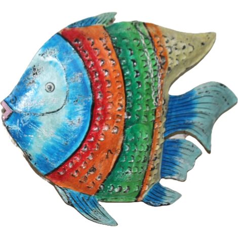 Signes Grimalt Figura De Pez Decoracion Pez L Marinero Multicolor 20x108x81cm 36192 (1/4)