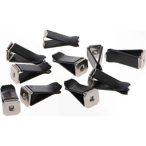 10pcs Fixation Parfum Auto Bouche Aération Climatiseur Flacon Verre Embase Grille Ventilateur Voiture Accessoire Diffusion (1/5)