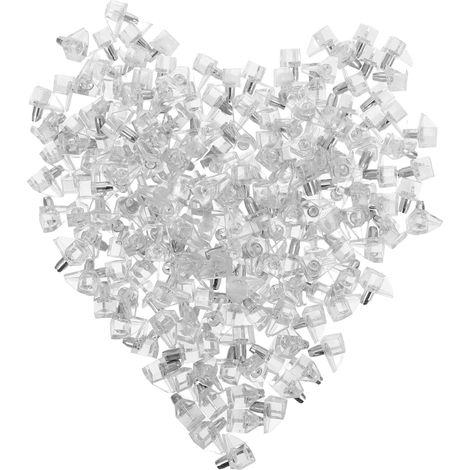 Stück transparente Kunststoff Regalhalterungen für kleine