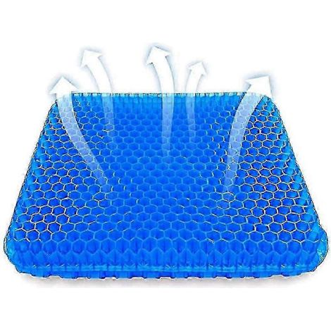 Orthopädisches Gel-Sitzkissen, Druckstellen-Sitzkissen, Gel-Stuhlkissen mit Anti-Rutsch-Funktion (1/5)