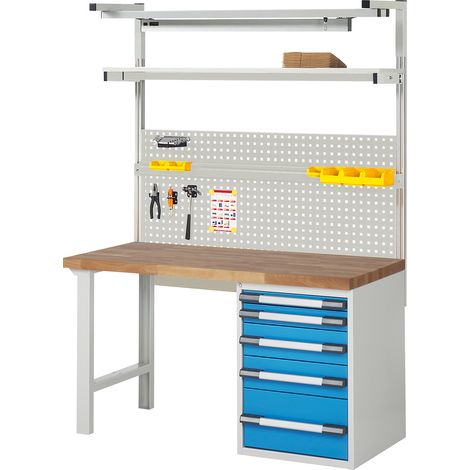 eurokraft pro, Établi avec superstructure série 7000, avec (1/5)