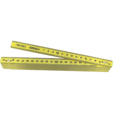 Mesure pliante plastique 2M Wilmart