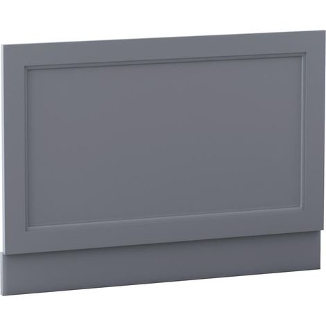 Aquariss Traditional Bath Panel Matte Grey MDF Adjustable Height 800mm End Bath Panel