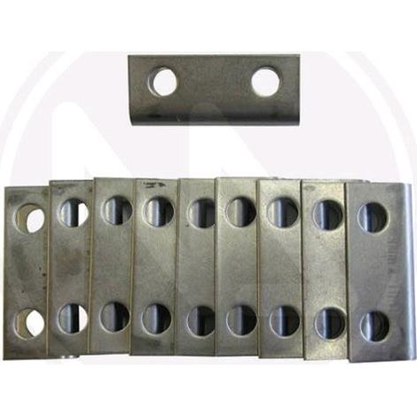 Accessori per Pannelli Border - Piastra Angolare per Rete Pannello Border Cf.10 Pz