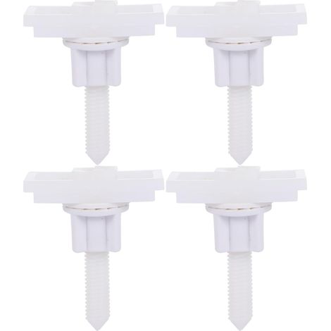 Kit de Fixation pour Siège Toilette 4 Jeux de Boulons (1/5)