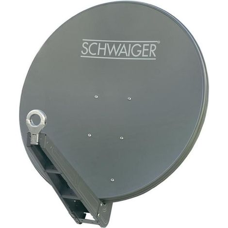 parabólica schwaiger spi085 85 cm aluminio compatible doble lnb