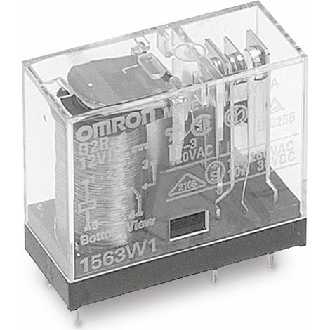 OMRON Relais G2R2E-24, print, 2xUM, 24 V-, 5 A