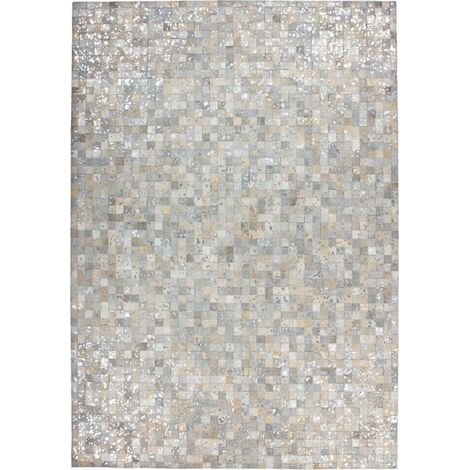 Tapis fait main rocket 110 gris argent - 80 x 150 cm (1/4)