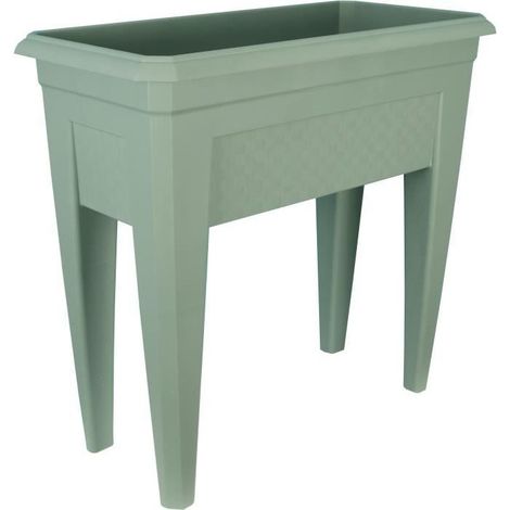 Maceta IZIGARDEN 60 cm - 50% reciclado - Verde arcilla