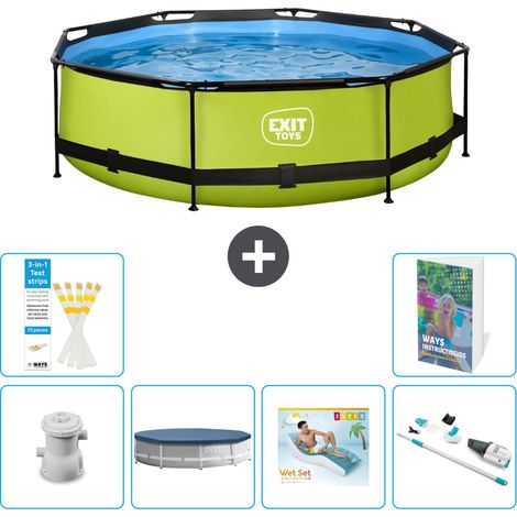 Exit Pool Rund - 300x76 cm - 7-teilig S236