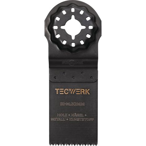 Hojas  de  sierra  de  inmersión  B.32mm  Inmersión-P.40mm  1  ud.Starlock  TECWERK (1/3)