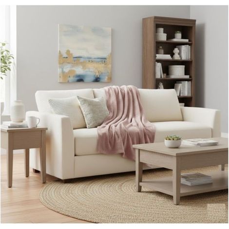 Plaid 130 x 180 cm Flanelle douceur Rose (1/3)
