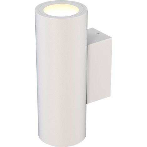 Applique murale exterieure gu10 double blanc aluminium ip65 - mantra pere 225298448 225298448 225298448 225298448 (1/3)