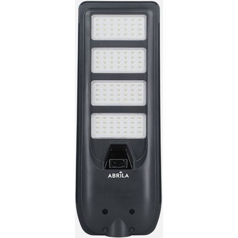 Lampe de jardin LED solaire Bazan 300W 6500K Gris 3980lm IP65 avec capteur de mouvement et capteur crépusculaire (1/2)