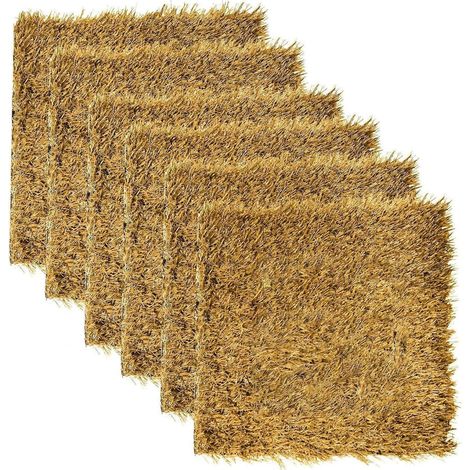 Tapis de nidification lavables pour poulailler Poulailler réutilisables – Accessoires de volaille artificiels pour ferme, extérieur, intérieur, ferme, jardin, pâturage, cuisine, cour d'hiver