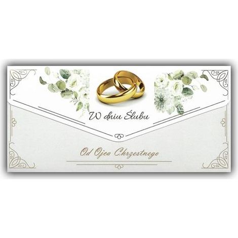 Hochzeitskartenumschlag vom Paten