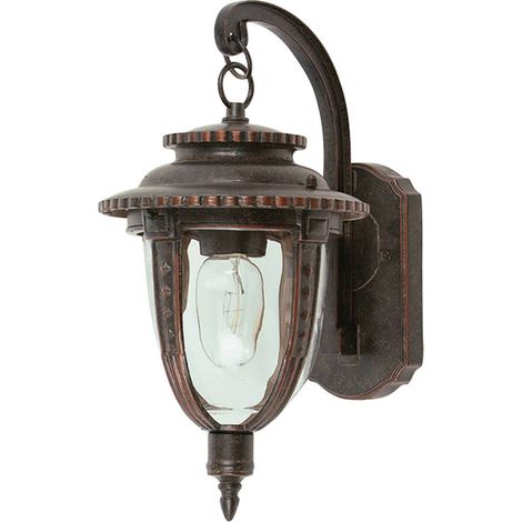 Elstead St Louis - 1 Lanterna da parete media per esterni Luce Bronzo stagionato IP44, E27 (1/4)