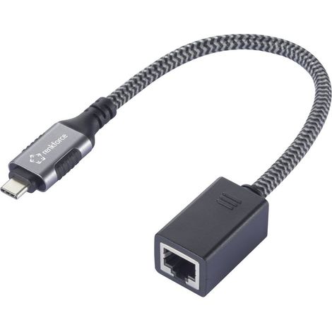 Adaptateur réseau Renkforce USB-C® to Gigabit Ethernet Mini Adapter USB 3.1 (Gen 1) (1/3)