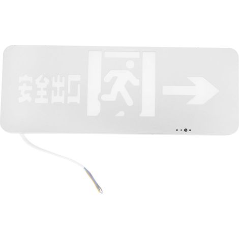 Panneau De Sortie Avec Éclairage De Secours Lampe De Secours à Led Indicateur De Sortie Éclairage Urgence Pour Entreprises Et Lieux Publics (1/5)