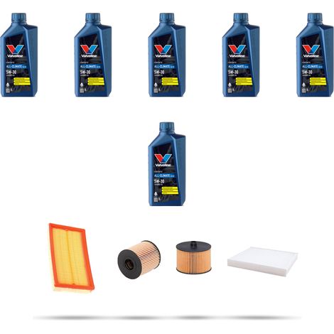 Kit tagliando 4 FILTRI e 6L OLIO compatibile con Ford Focus C-Max 2.0 TDCI 100kw dal 2003 (1/5)