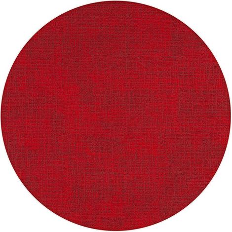 Tovaglietta tonda doubleface 38 cm rossa