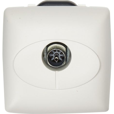 Legrand - Prise TV pour TNT et câble pour moulure Appareillage Saillie - Blanc