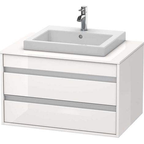 Lavabo consola Duravit Ketho, suspendido, 800x496x550 mm, 2 (1/2)