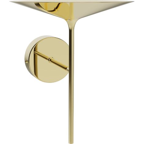 Applique murale ronde minimaliste dorée LED 6W Maxlight (1/5)