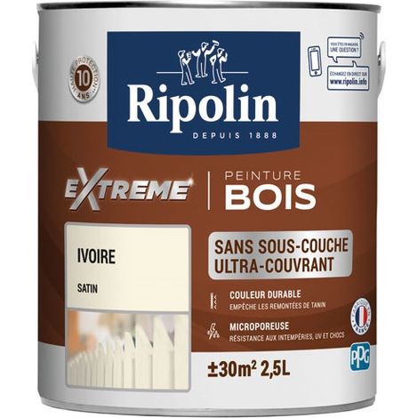 Extremer Rissschutz Satin Holz 2,5l Elfenbein - Ripolin