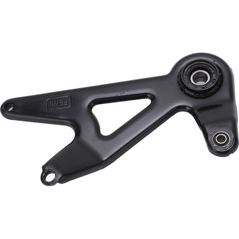 Plaque de connexion triangulaire en alliage d'aluminium noir antirouille pour moteur GY6-50 60 80CC (1/5)