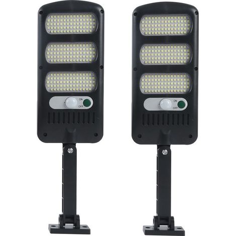 EASYCOMFORT Lampes Solaires Extérieures 2 Pack, 213 LED Éclairage de Sécurité avec Détecteur de Mouvement, Étanche IP65, Angle Ajustable 180°, Luminaire Mural pour Jardin, Rue, Porche, Garage (1/5)