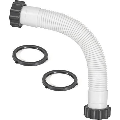 PE-Poolschlauch, 1,5 Zoll Durchmesser, Modell 11388, geeignet zum Anschluss von Intex-Filterpumpen, 35 cm lang. (1/4)