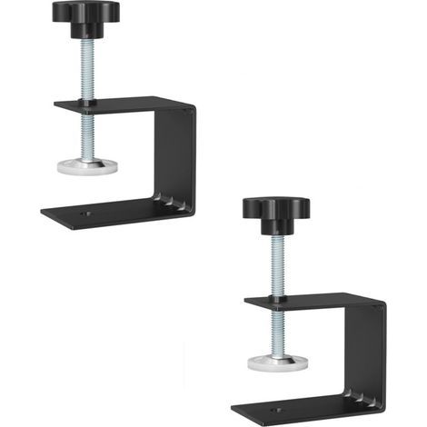Juego de 2 abrazaderas para cajones en forma de C, herramientas para la instalación de cajones, adecuadas para soldadura, carpintería, montaje doméstico y ebanistería. (1/4)