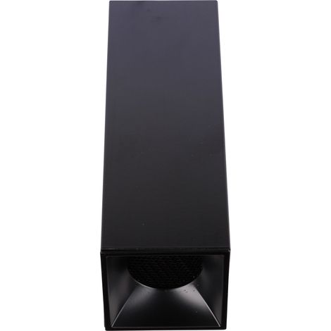 Plafonnier ANOVI UNIVERSAL LED 200mm SWITCH carré noir mat - EUROPOLE - 29111016
