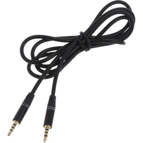 Câble audio stéréo 2,5mm mâle à mâle avec connecteur plaqué or (1/5)