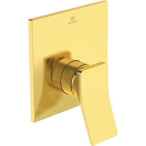 Robinet de douche IS UP Conca, kit2, or roseur brossé (1/3)