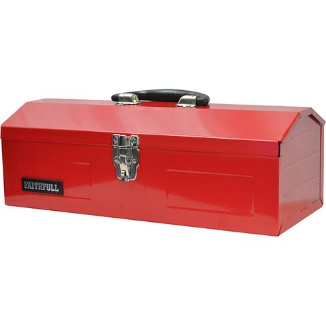 Faithfull TBH102B Metal Barn Toolbox 42cm (16in) FAITBB16