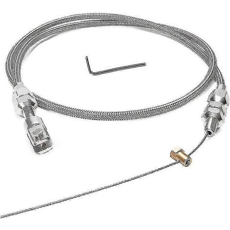 Câble d'accélérateur pour plateau de 36 pouces, compatible avec les moteurs Chevy LS1 4,8 L, 5,3 L, 5,7 L et 6,0 L (1997-2007). Réparation de câble d'accélérateur. (1/2)