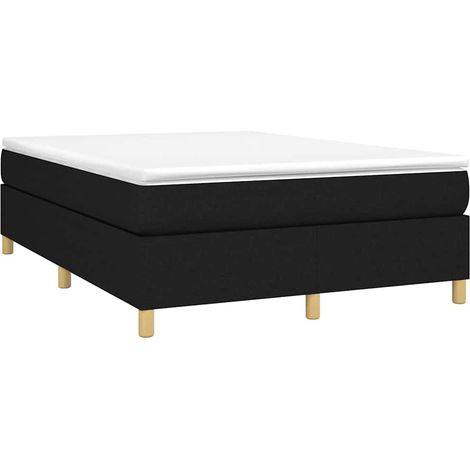 Boxspringbettgestell Schwarz 140x200 cm Stoff vidaXL (1/5)
