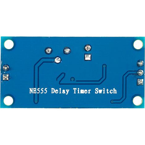 Relais temporisé 0-120 s, minuterie 5-12 V, module NE555 réglable, bouton de test intégré (1/5)
